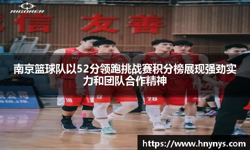 南京篮球队以52分领跑挑战赛积分榜展现强劲实力和团队合作精神
